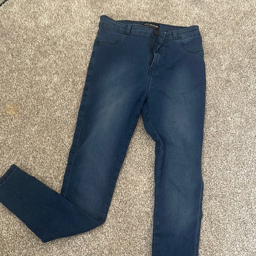 FITJEANS Blue Jeggings Modern Slim-Fit